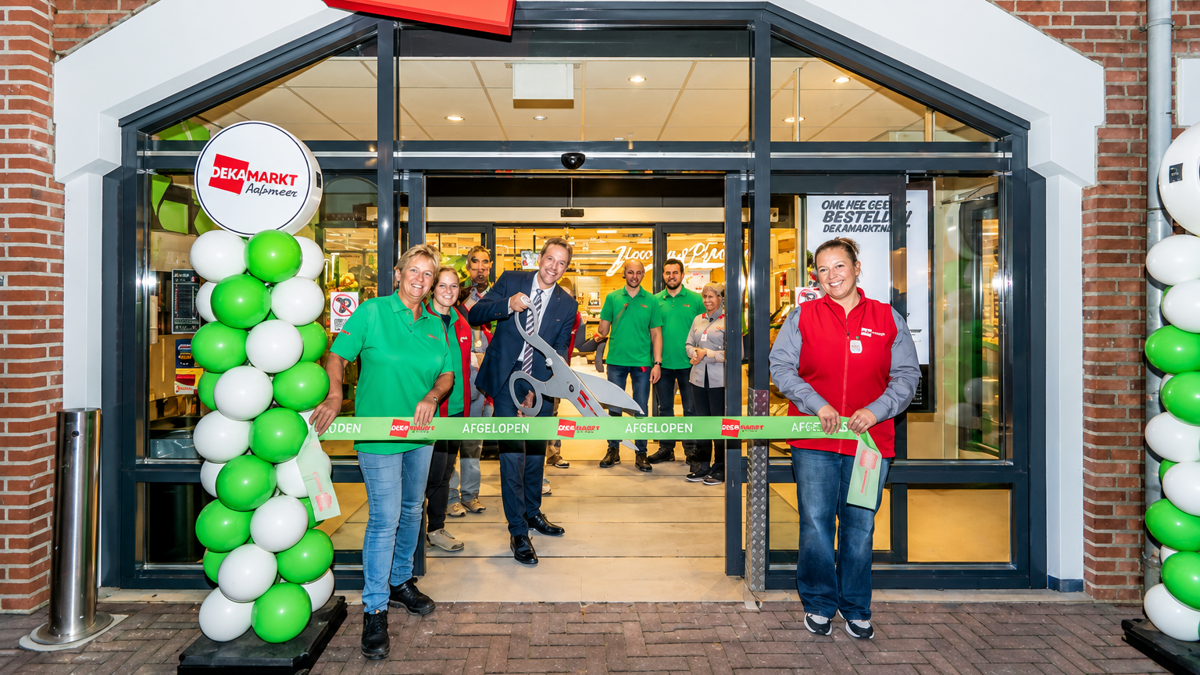 Feestelijke opening van DekaMarkt Aalsmeer