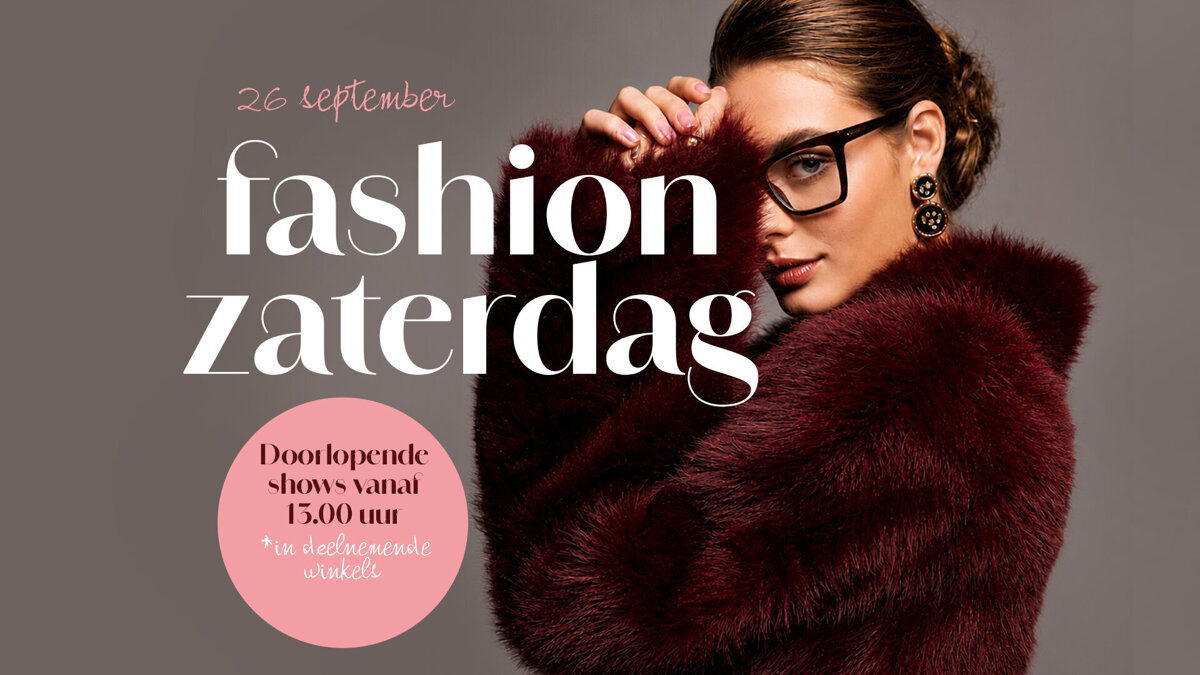 Fashion zaterdag voor persbericht